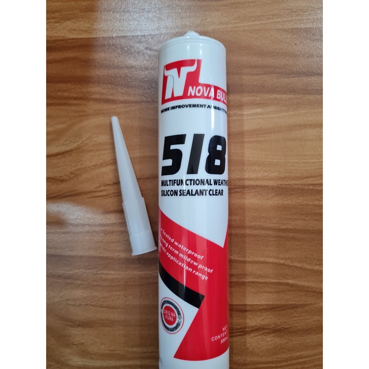 ABC Silicone Sealant Clear 300ml Nova Bull Multifunctional Silicon