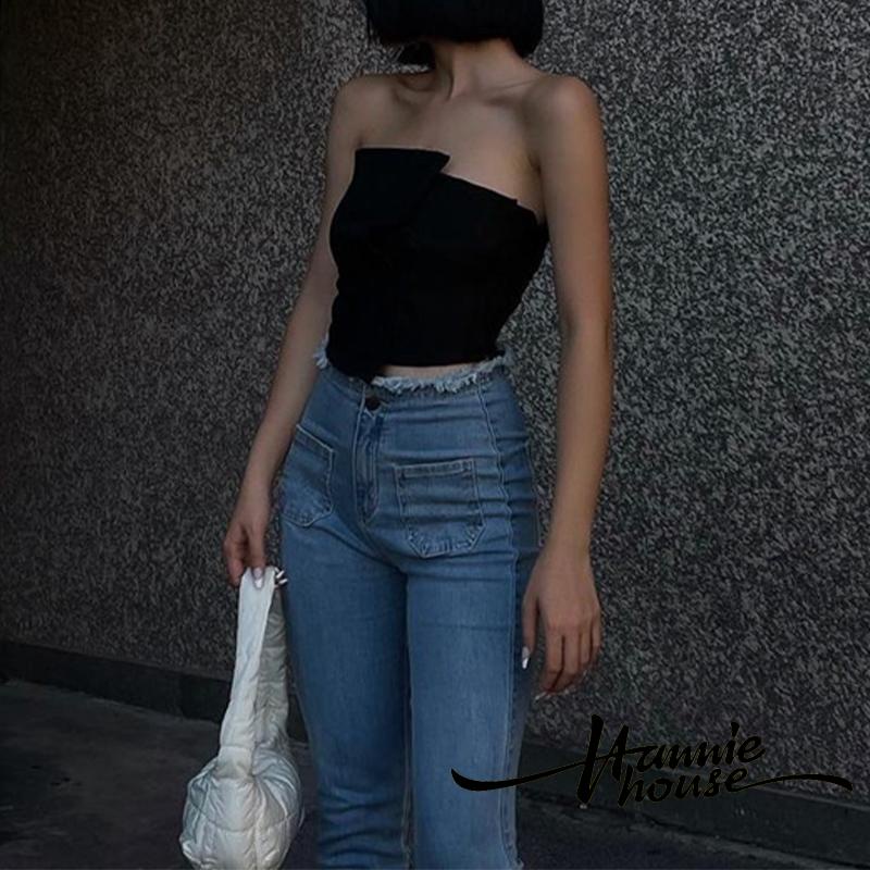 Hannie-Women´s Casual Simple Style Off Shoulder Tank Tops | Shopee ...