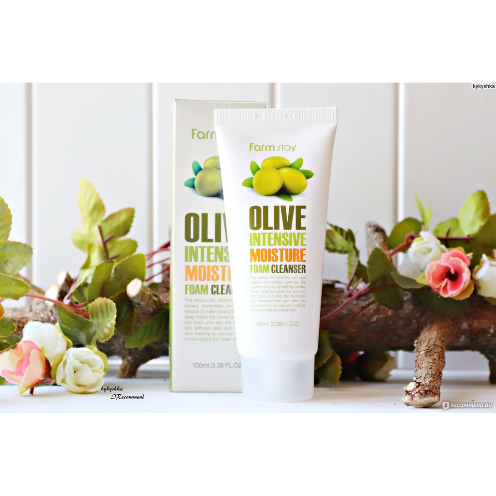 Farmstay Olive Intensive moisture foam Cleanser 100ml | Shopee Philippines