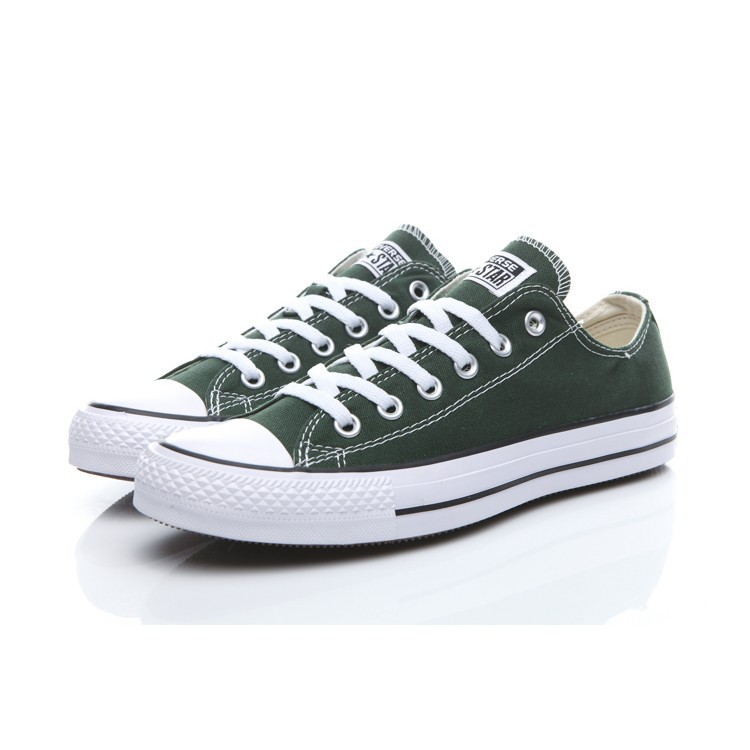 dark green converse shoes