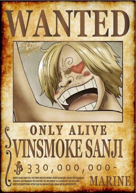 One Piece Wanted Poster Sticker Water Proof Shopee Philippines