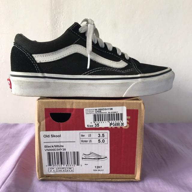vans old skool 34