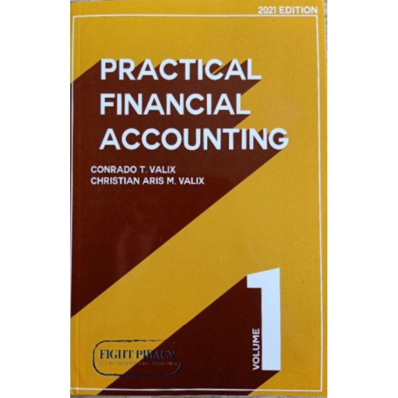 PRACTICAL FINANCIAL ACCOUNTING VOLUME 1 Shopee Philippines