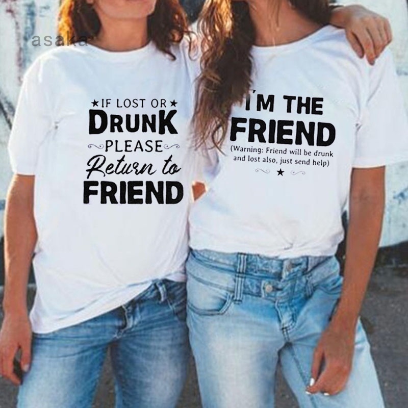 funny best friend drinking shirts