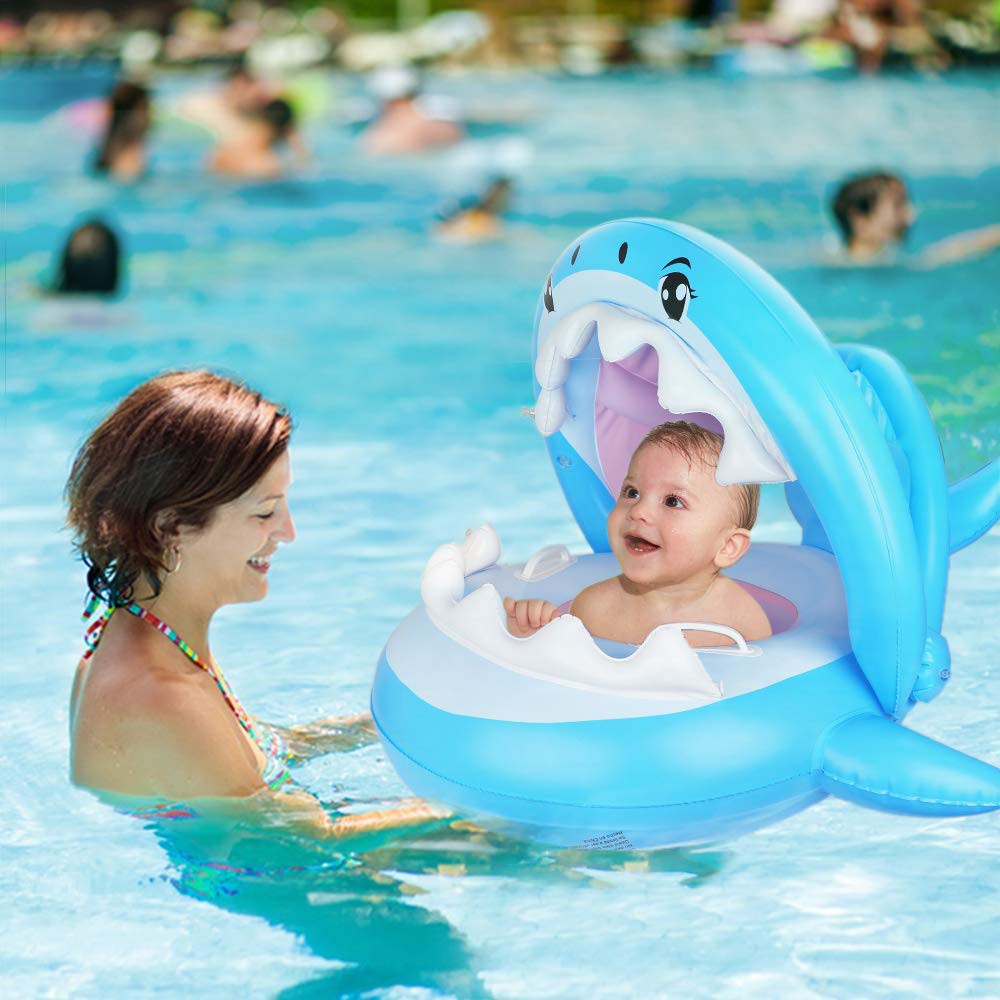 baby inflatable pool with canopy