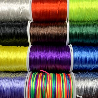 5 yards/roll 2.5mm colorful polyester Chinese knot braided rope