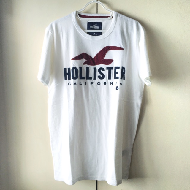 Authentic Hollister Men's White Shirt 