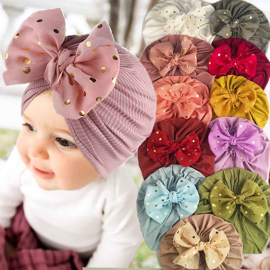 Hot Sale baby hat for girls Headband Hat Girls Caps Flower Pearl Design  Girls Caps Turban Elastic Cap | Shopee Philippines