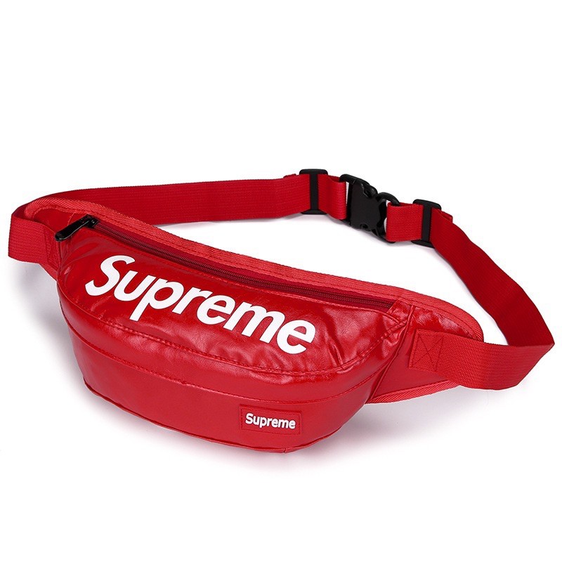 supreme fanny pack leather