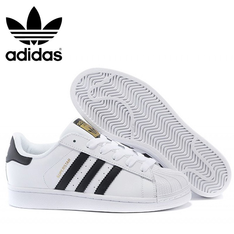 Ready stock 100% Original ADIDAS SUPERSTAR WHITE BLACK 36-44 for men and  women fashion running shoes | Shopee Philippines