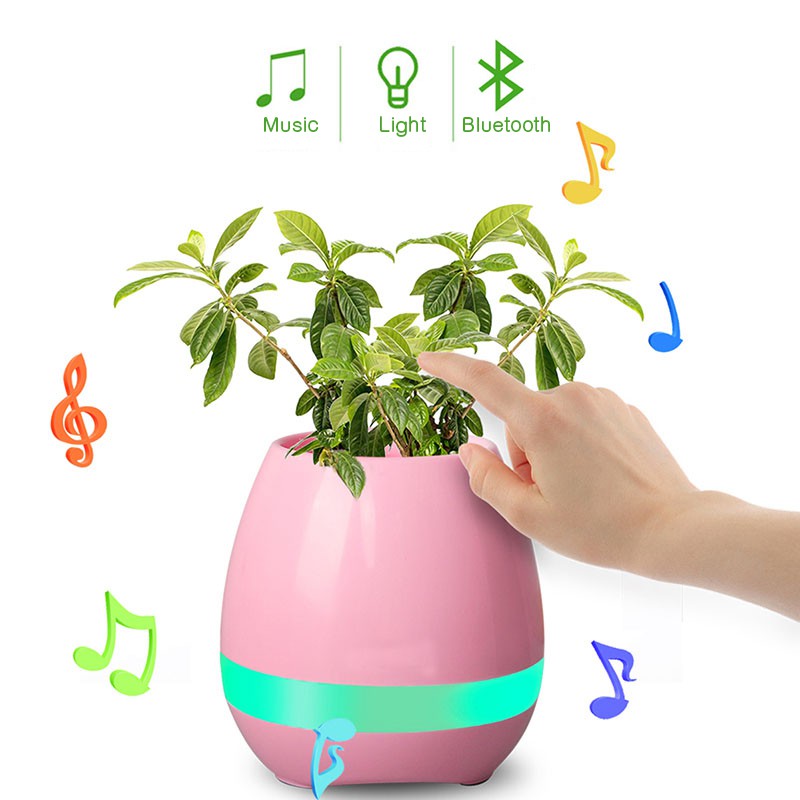 bluetooth speaker flower pot