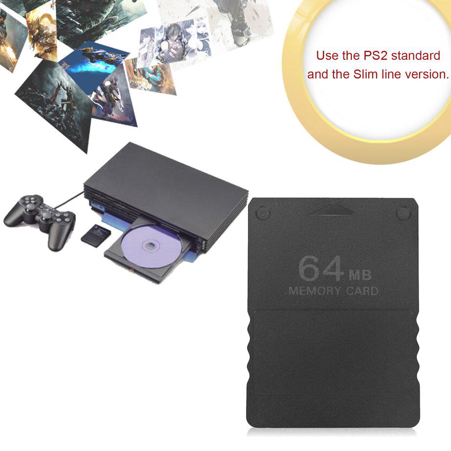 ⚡Promotion！Memory Card for Sony for PS2 64MB/128MB Memory Card Playstation2 Memory Card OPL MC ...