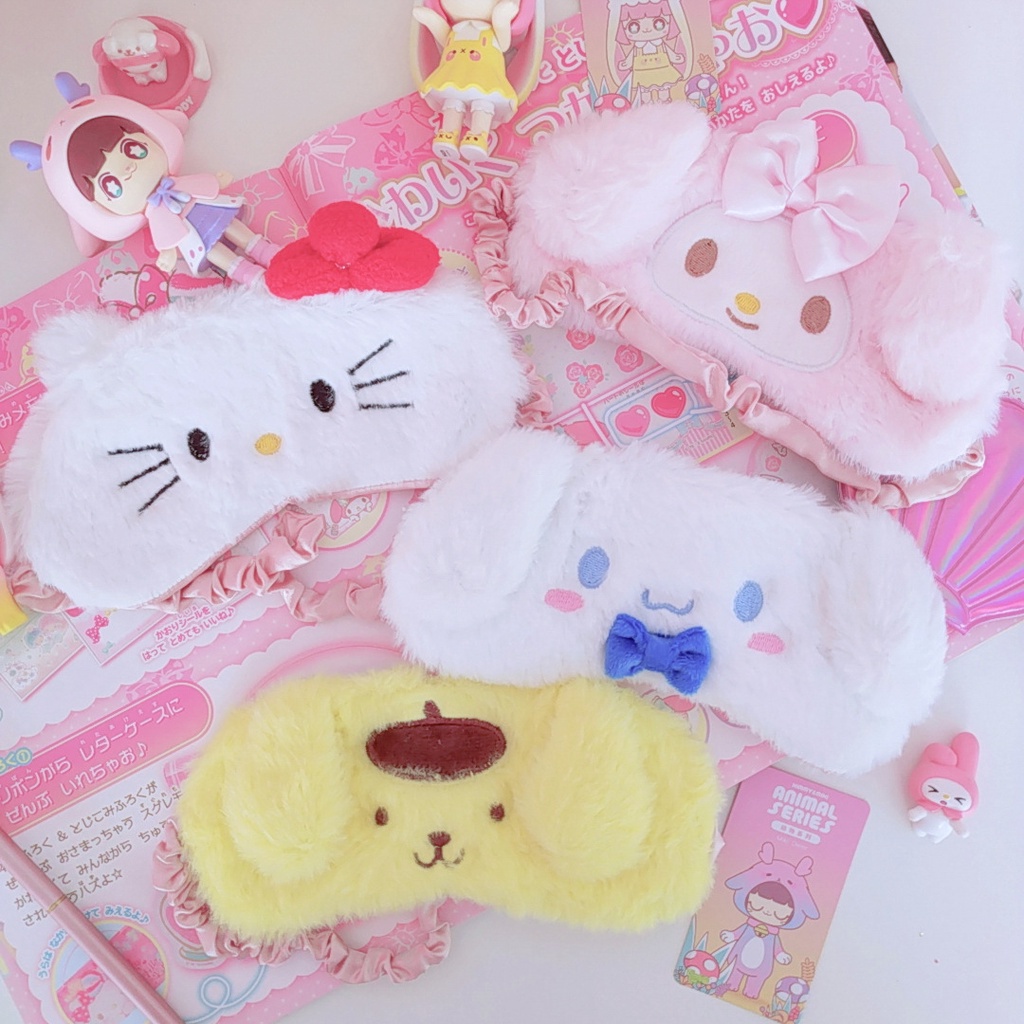 Sanrio Eye Mask Melody Cinnamoroll Babycinnamoroll Shading Travel ...