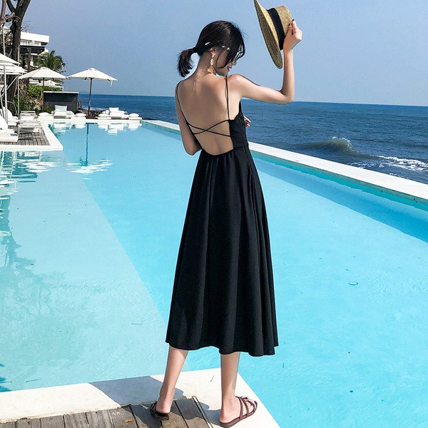 strap beach dress