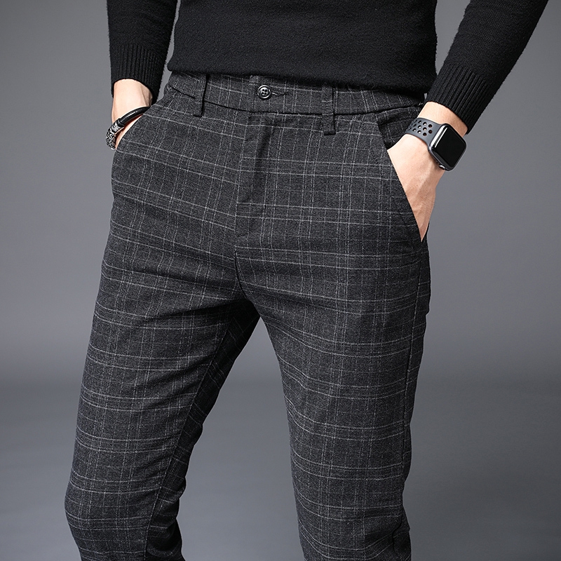 plaid pants business casual