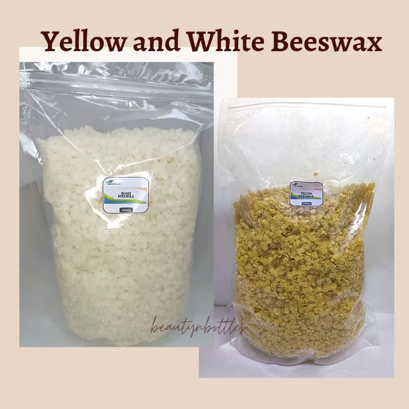 White and Yellow Beeswax in 500g and 1kg Shopee Philippines
