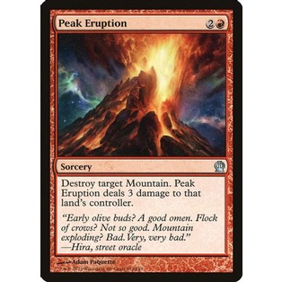 Magic The Gathering Card : Peak Eruption 