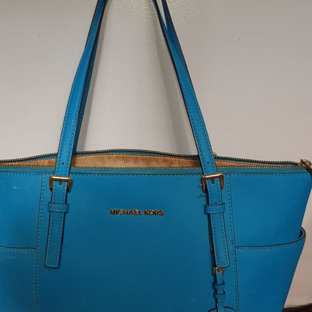 michael kors handbag blue