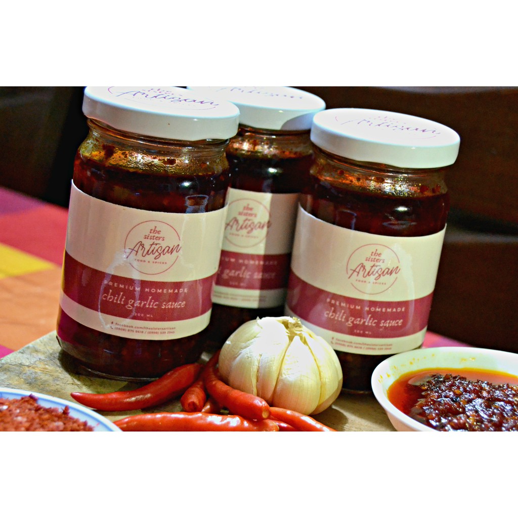 The Sisters Artisan Chili Garlic Oil Sauce 200ml Shopee Philippines