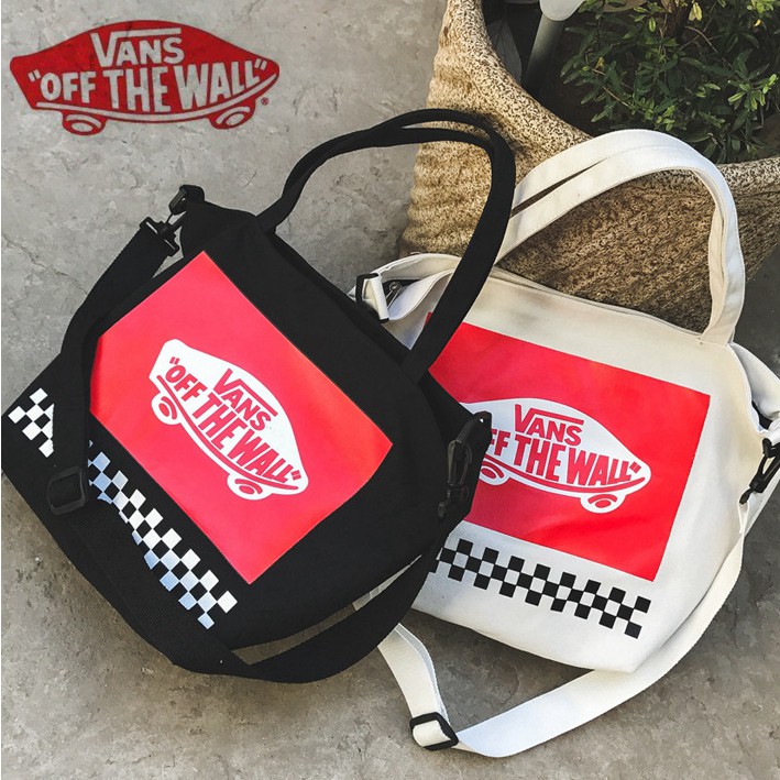 vans off the wall tote bag