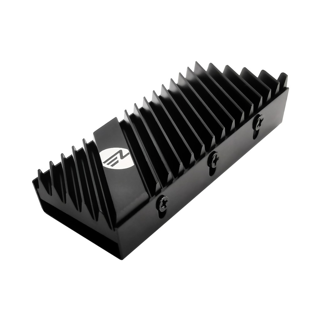 EZDIY-FAB M.2 Kühlkörper SSD-Kühler 5V 3Pin ARGB mit 20mm Turbo PWM Lüfter für PCIE NVME oder SATA M.2 2280 SSD Kühlung mit Thermopad 