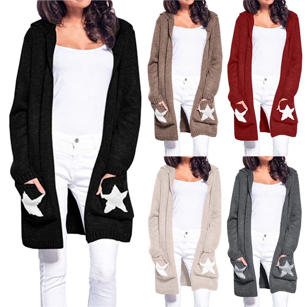 star cardigan sweater