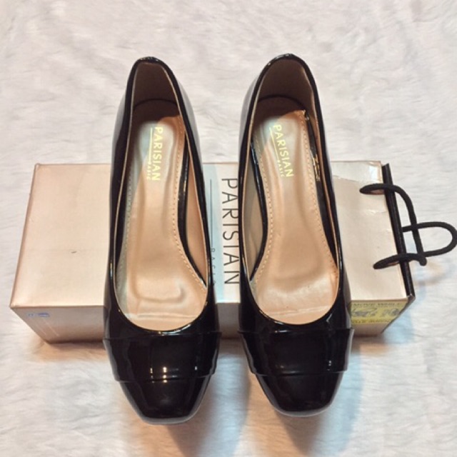 Parisian Black Shoes (Preloved) Shopee Philippines