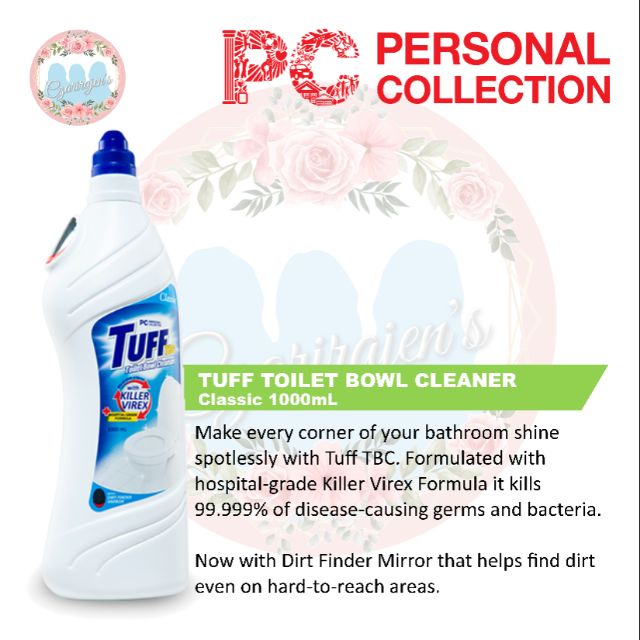 Tuff Toilet Bowl Cleaner (Classic/Lemon Fresh) 1 Liter Shopee Philippines