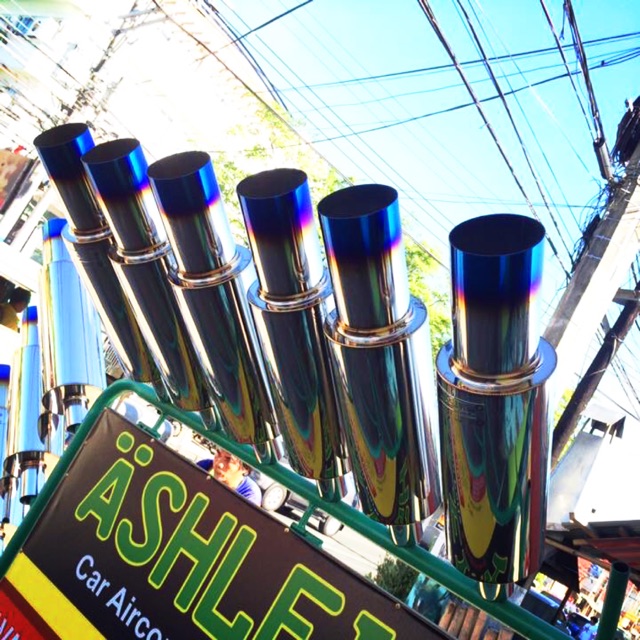 HKS Large Muffler Universal Burned tip Shopee Philippines