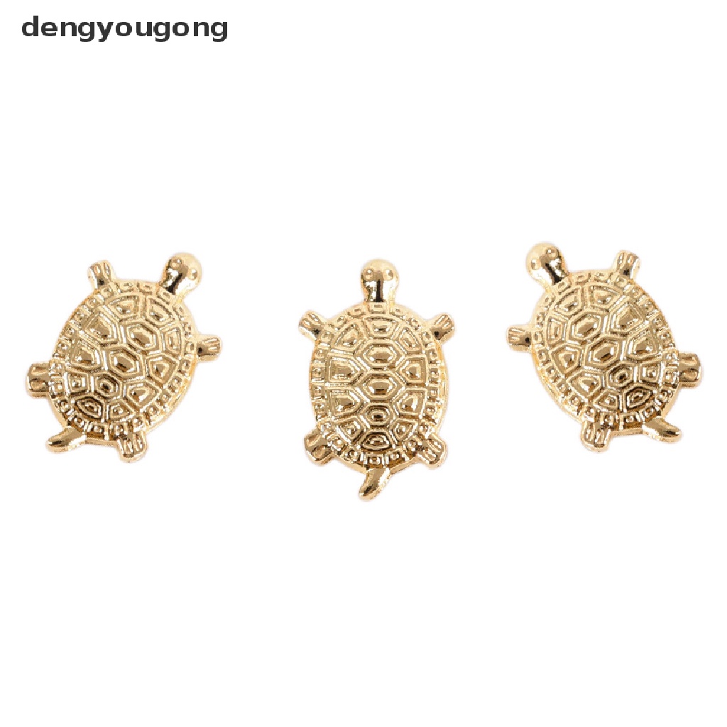 dengyougong Feng Shui Golden Money Turtle Lucky Home Office Decoration ...