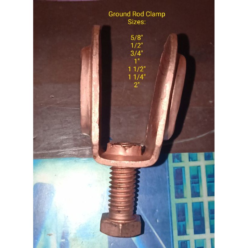 Ground Rod Clamp copper plated Shopee Philippines