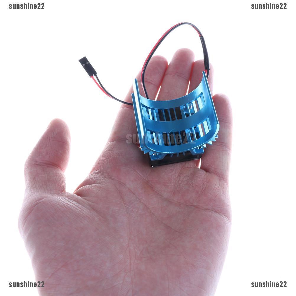 1:10 RC Parts Electric Car Motor Heat Sink Cover+Cooling Fan for RC Heat Sink
