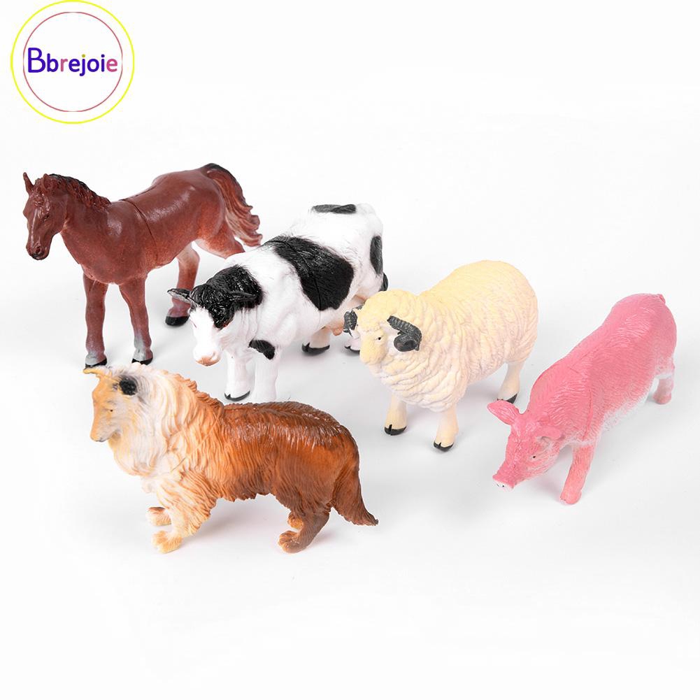 large plastic farm animals