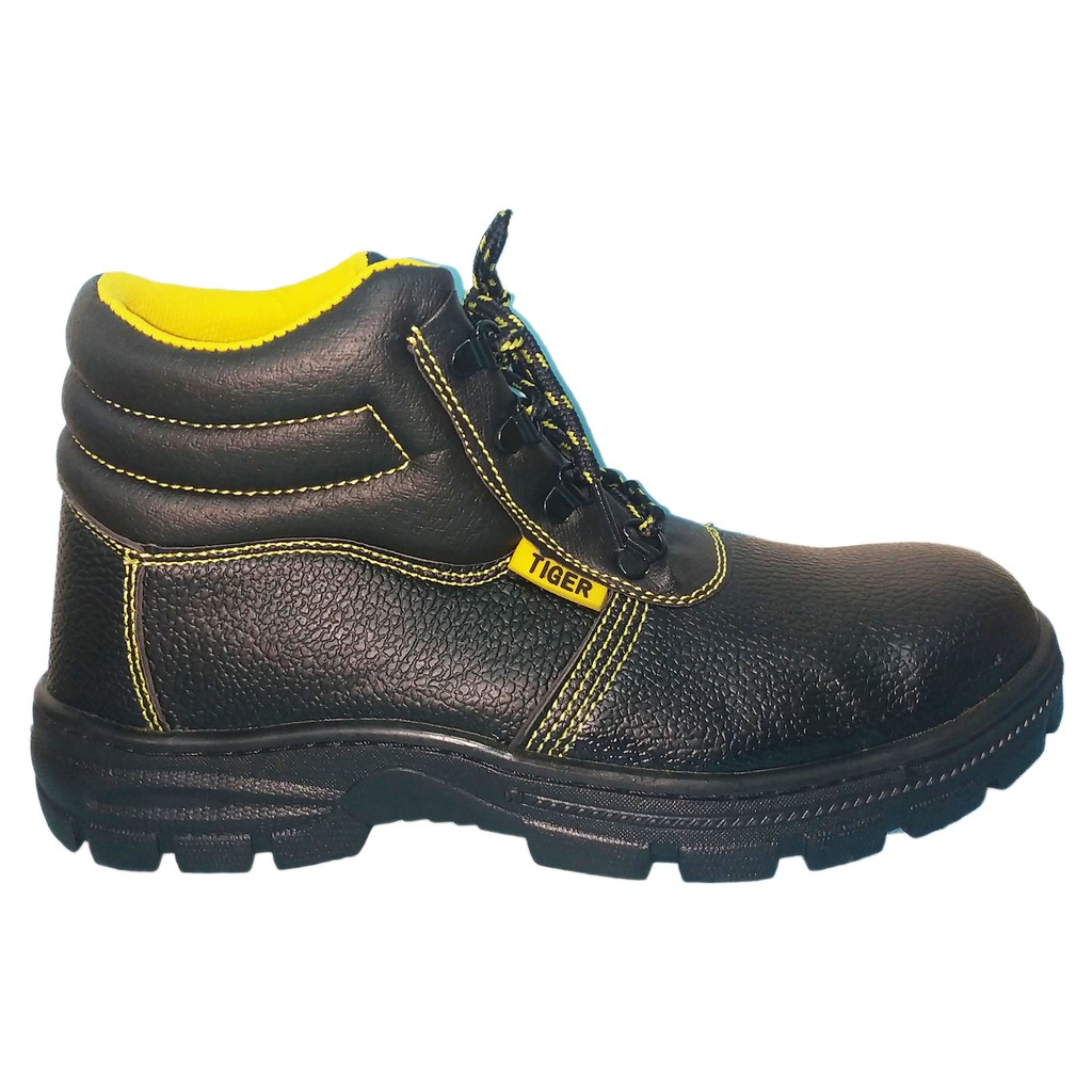 Tiger Safety Shoes High Cut Sewed All Around The Sole Good Quality 