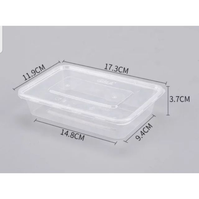 Microwavable plastic container - RE500ml | Shopee Philippines