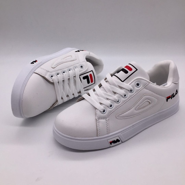 fila low top white