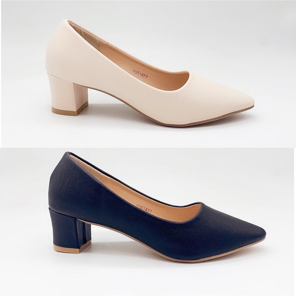 block heel office shoes