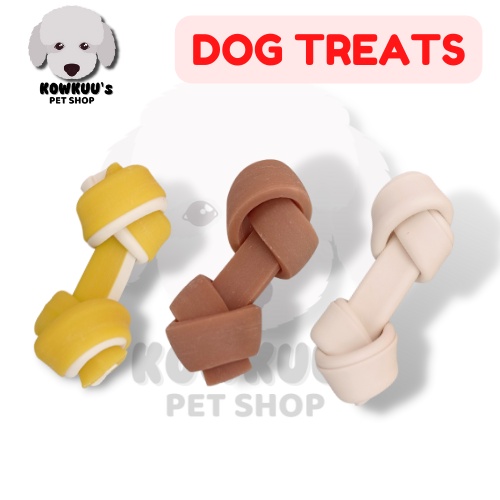 Dog Treats Knotted Chewable Treat for Dogs Chew Bone Knot Small Knotted