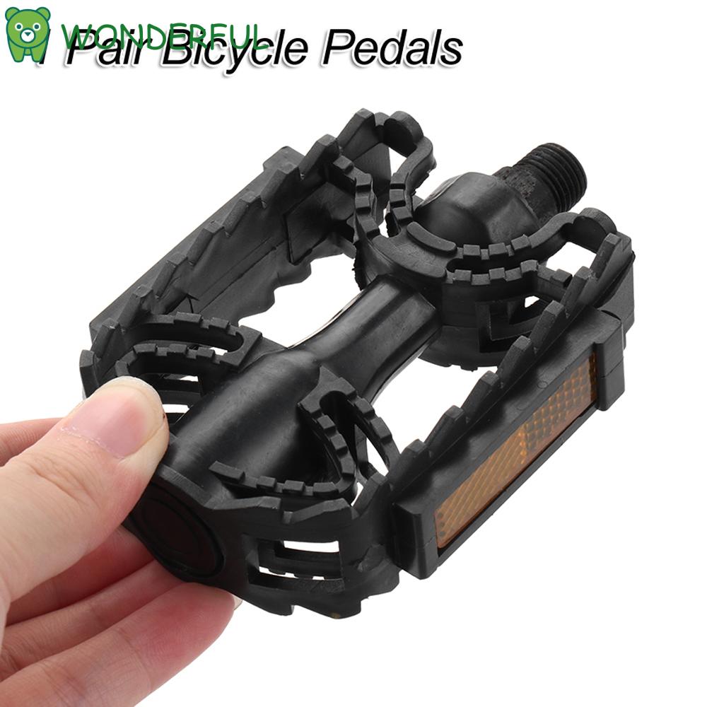 Reflective BMX MTB Platform Pedal Mountain Bike Pedal Flats Bicycle Pedals