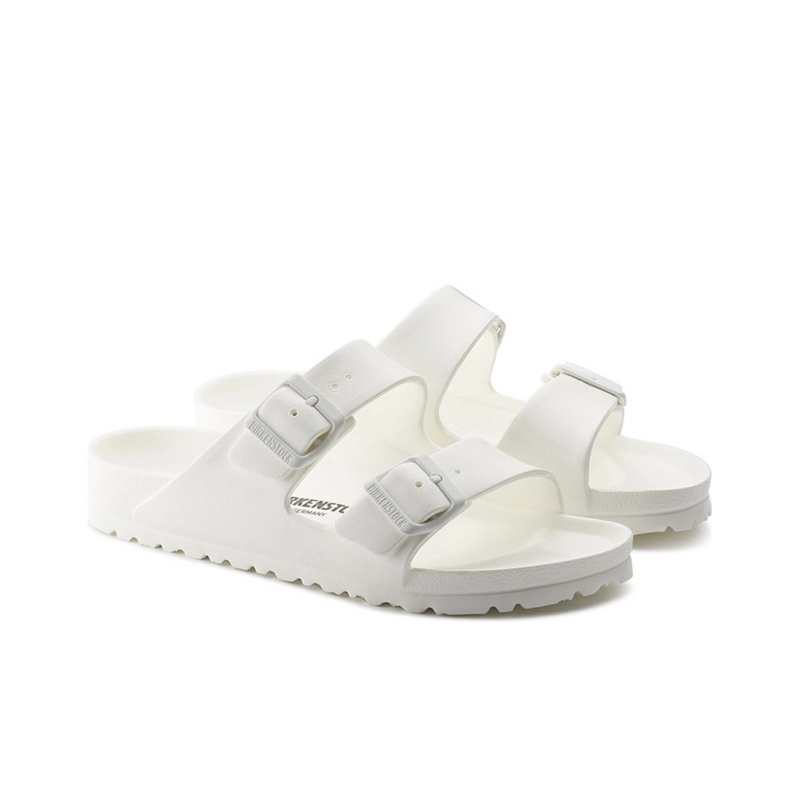 EVA SERIES DOUBLE BUCKLE UNISEX SANDALS(WHITE) | Shopee Philippines