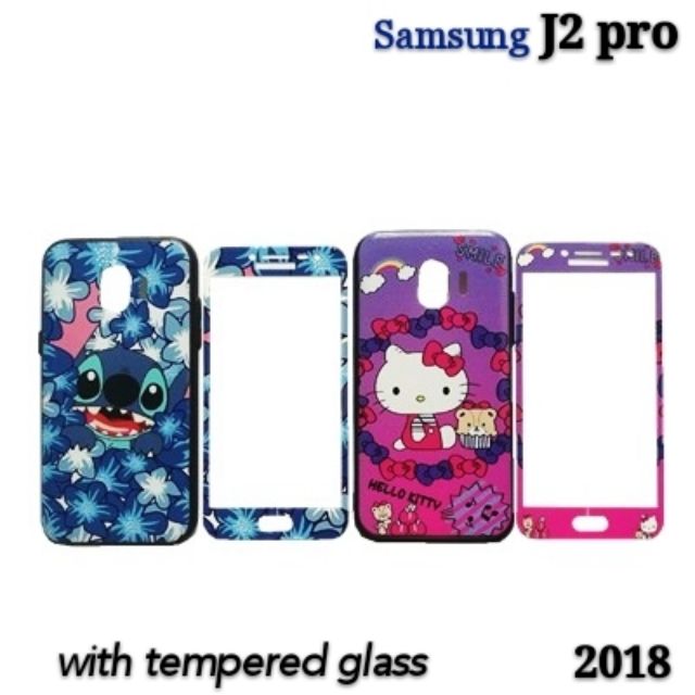 Samsung J2 Pro Back Case With Tempered Glass Shopee Philippines