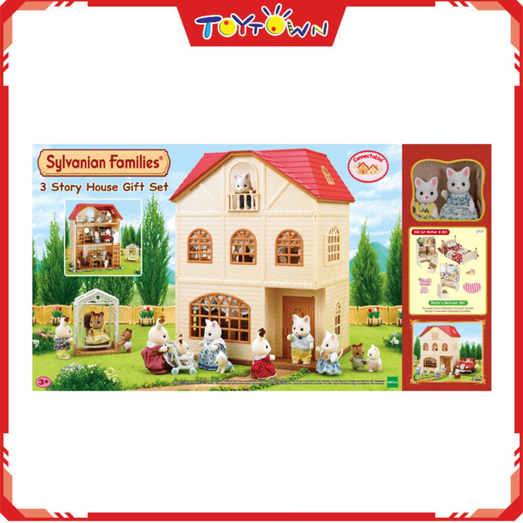 sylvanian families 3 story house