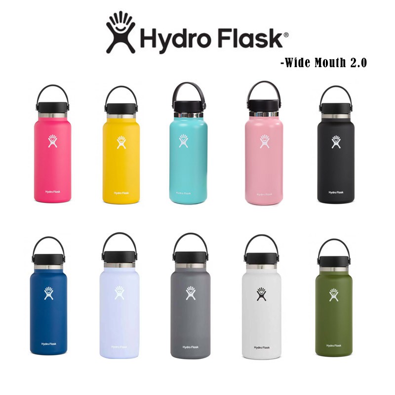 hydro flask double wall vacuum insulated stainless steel sports water bottle