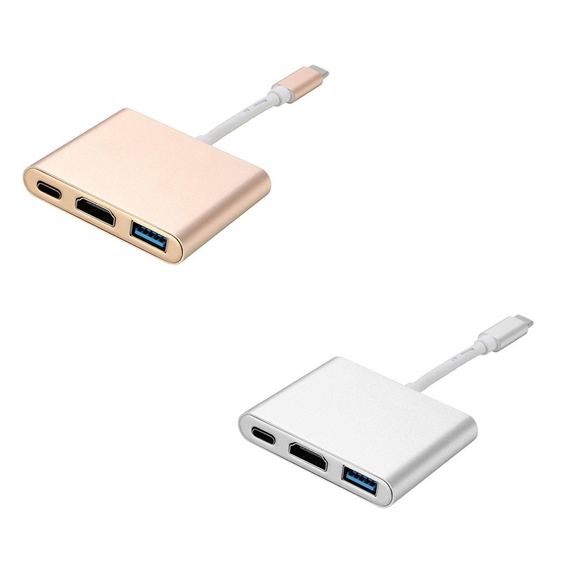 USB C to HDMI USB 3.1 Hub USBC to USB 3.0/ HDMI/ Type C Female Charger