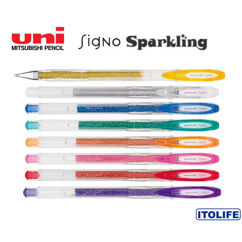 Uniball Signo Sparkling Glitter Gel Pen 1pc Shopee Philippines