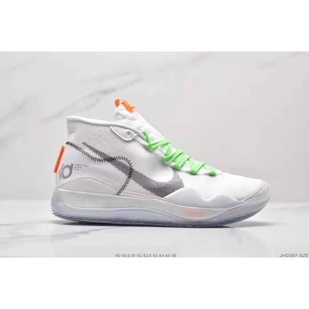 all white kd 12