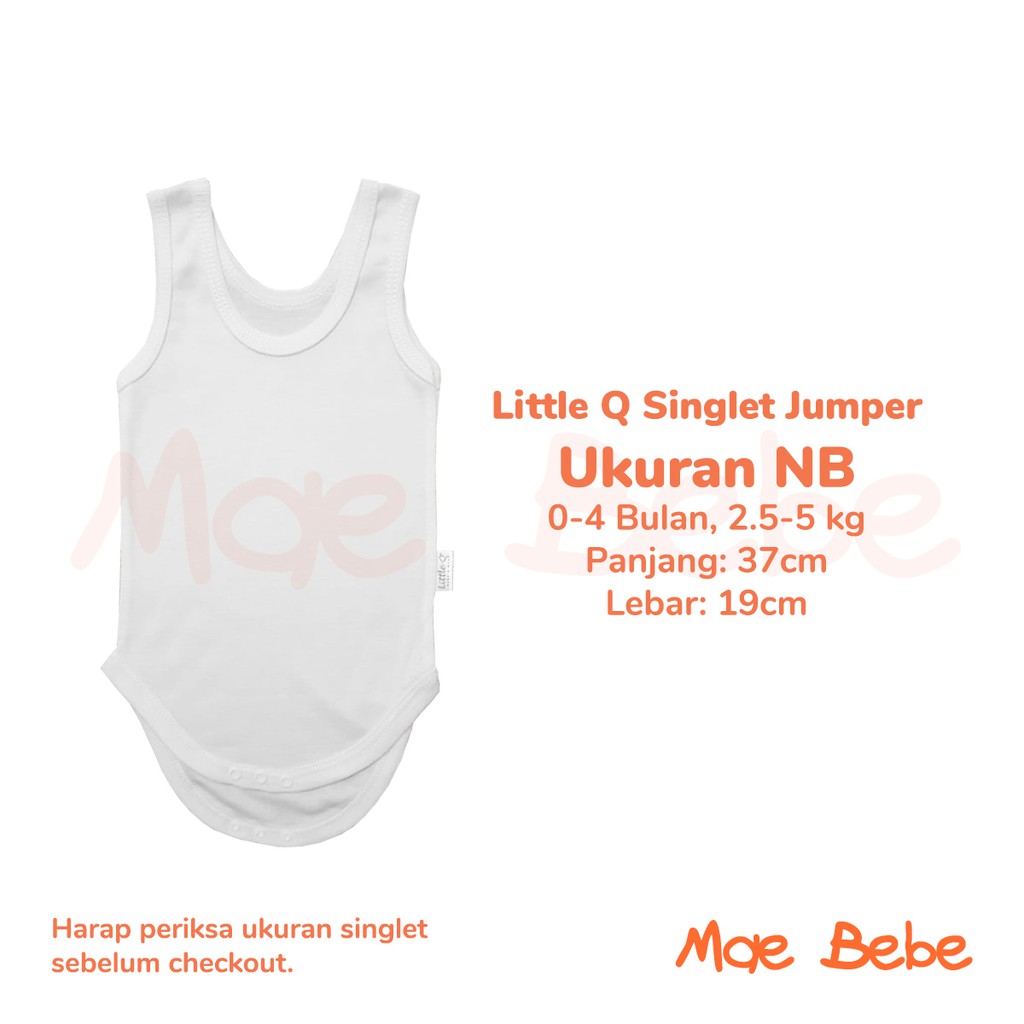 Size Newborn Nb Little Q Singlet Jumper Baby T Shirt In Baby 0 6 Months Shopee Philippines
