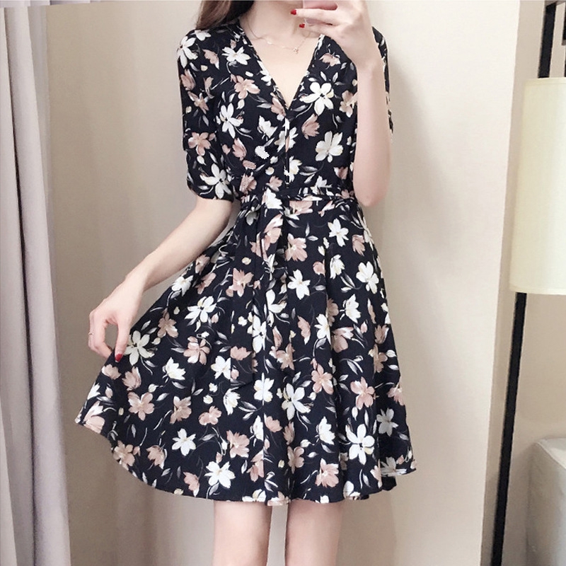 flower dress outfit