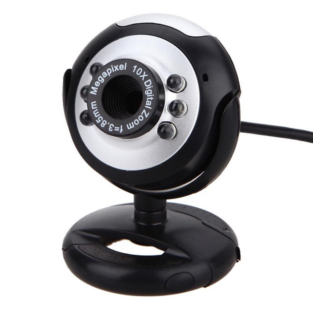 USB 12.0 MP 6 LED Webcam Camera Web Cam With Built Mic For Laptop in BW Des P8M1 - Shopee ...