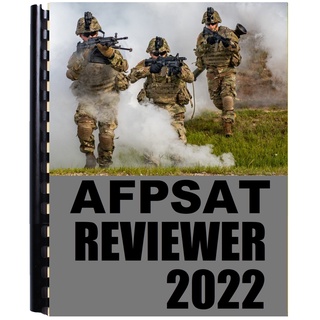 AFPSAT Military Aptitude Test Reviewer 2022 | Shopee Philippines